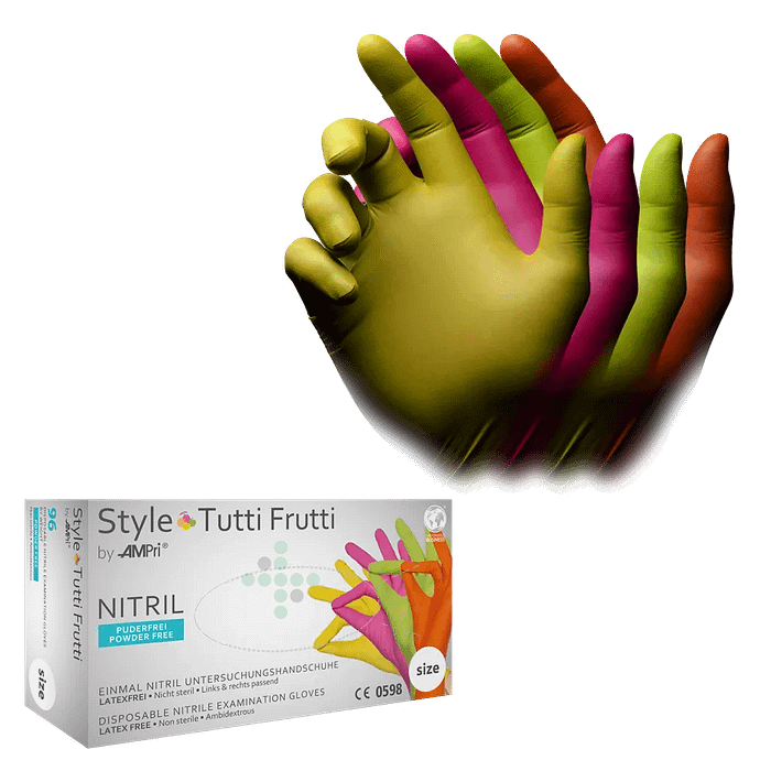 Style TuttiFrutti PREMIUM nitrilové rukavice,100ks - Obrázok 1