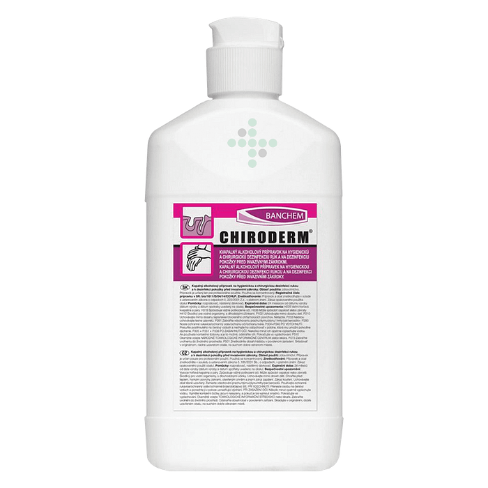CHIRODERM dezinfekčný roztok na ruky 500 ml - Obrázok 1