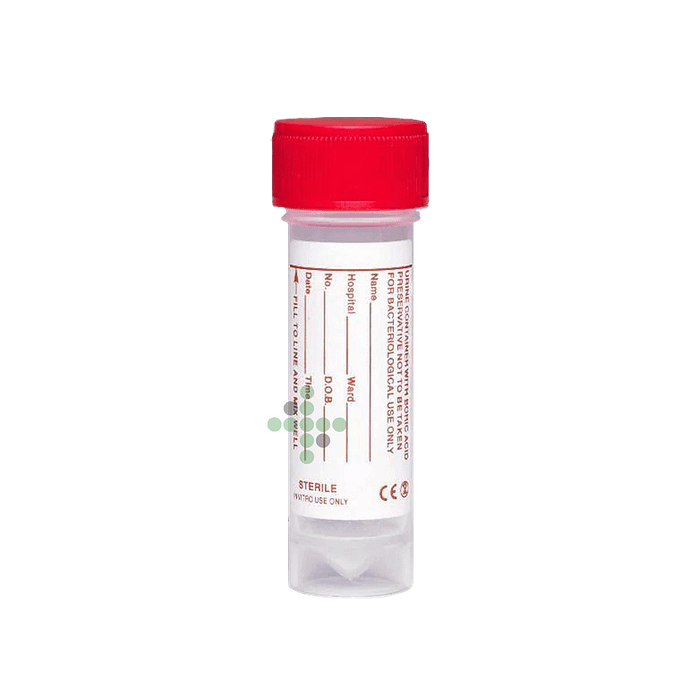 Probówka na mocz i plwocinę 30 ml, sterylna - Obraz 1