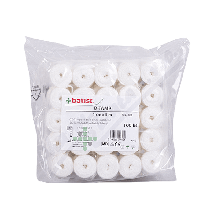 Bandaż tamponadowy 1 cm x 5 m, 100 szt. - Obraz 1