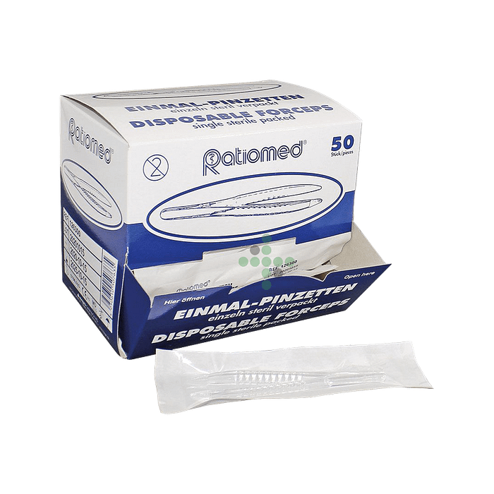 Pęseta plastikowa 12,5 cm, 1 szt. - Obraz 1