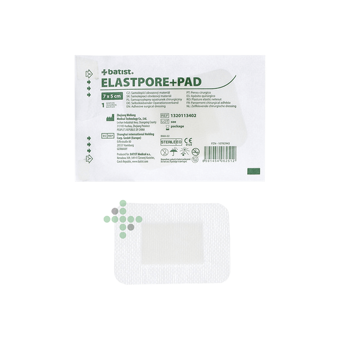 Plaster z elastomerem + podkładka 7x5 cm - Obraz 1