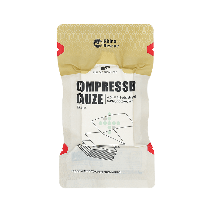Gaza kompresyjna Rhino Rescue Quick Gauze - Obraz 1