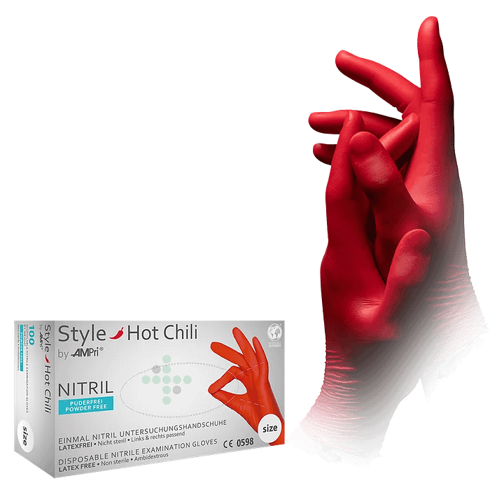 Rękawice nitrylowe Style Hot Chili PREMIUM, 100 szt. - Obraz 1