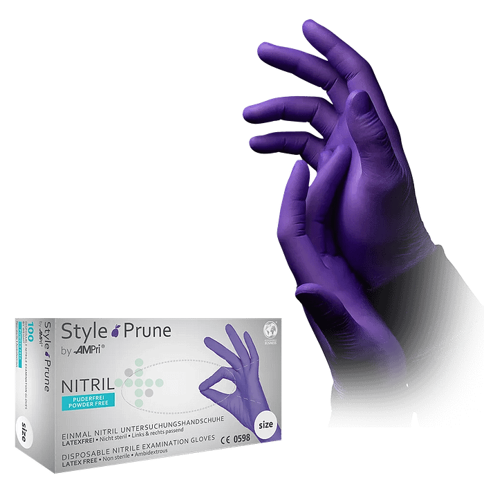 Rękawice nitrylowe Style Prune PREMIUM, 100 szt. - Obraz 1