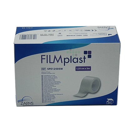 FILMplast náplasť transparentná 1,25 cm - 24 ks