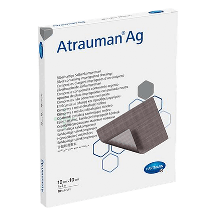 Atrauman AG 10x10 cm, 10 sztuk - oleisty tiul na rany