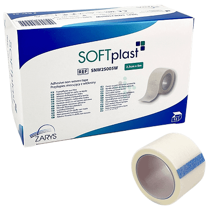 Plaster SOFTplast NT 2,5 cm x 9,14 m - 12 szt.