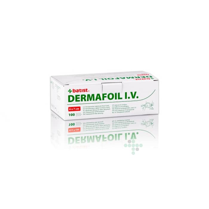 Dermafoil naplast I.V. 6×7 cm 100 ks 1