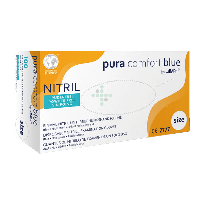 Pura Comfort Blue nitrilove rukavice 5