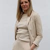 Úpletové sako Kornélia béžové