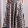 sukňa Margaréta károvaná