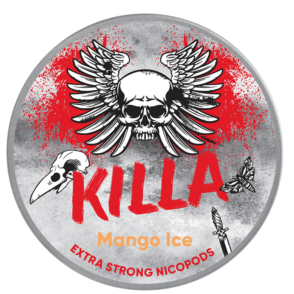 KILLA Mango Ice Nikotínové vrecúška 16mg/g - 20 vrecúšok 1 balenie