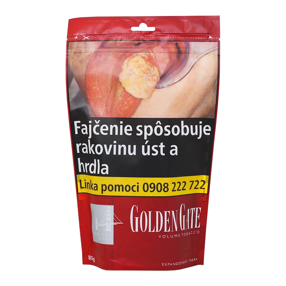 GOLDEN GATE - CIGARETOVÝ TABAK GOLDEN GATE 80G 1 GOLDEN GATE - CIGARETOVÝ TABAK GOLDEN GATE 80G