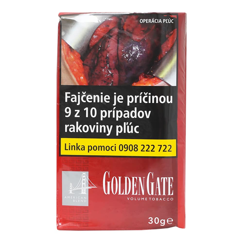 GOLDEN GATE - CIGARETOVÝ TABAK GOLDEN GATE 30G 1 GOLDEN GATE - CIGARETOVÝ TABAK GOLDEN GATE 30G