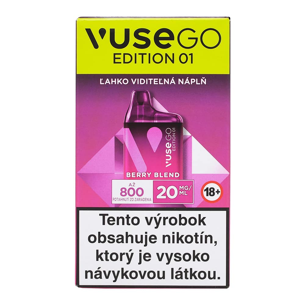 E CIGARETA VUSE GO EDT01 BERRY BLEND (MIX BOBULOVYCH OVOCI) 20MG za 7.90  | Fajkashop.sk