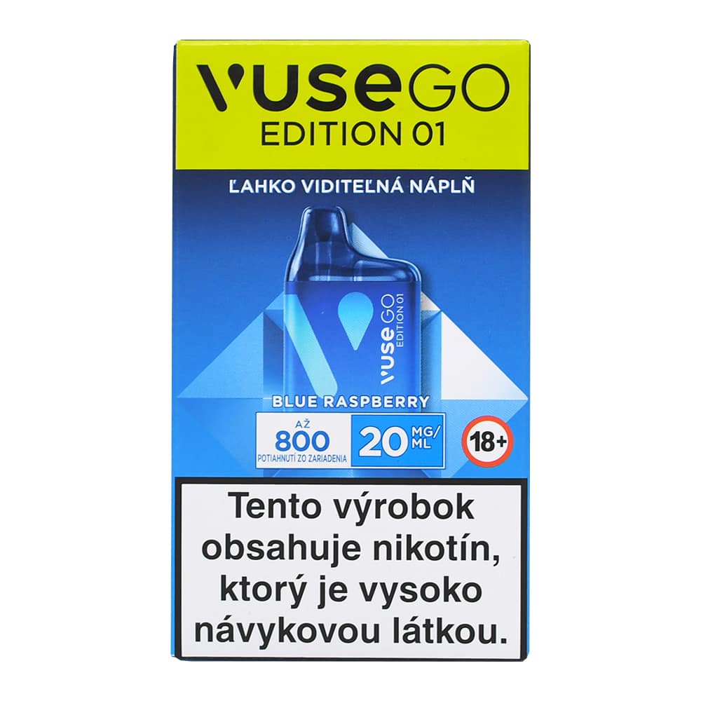vuse go edition 01 blue raspberry 20mg/ml Vuse Go Reload Blueberry Raspberry main image 1