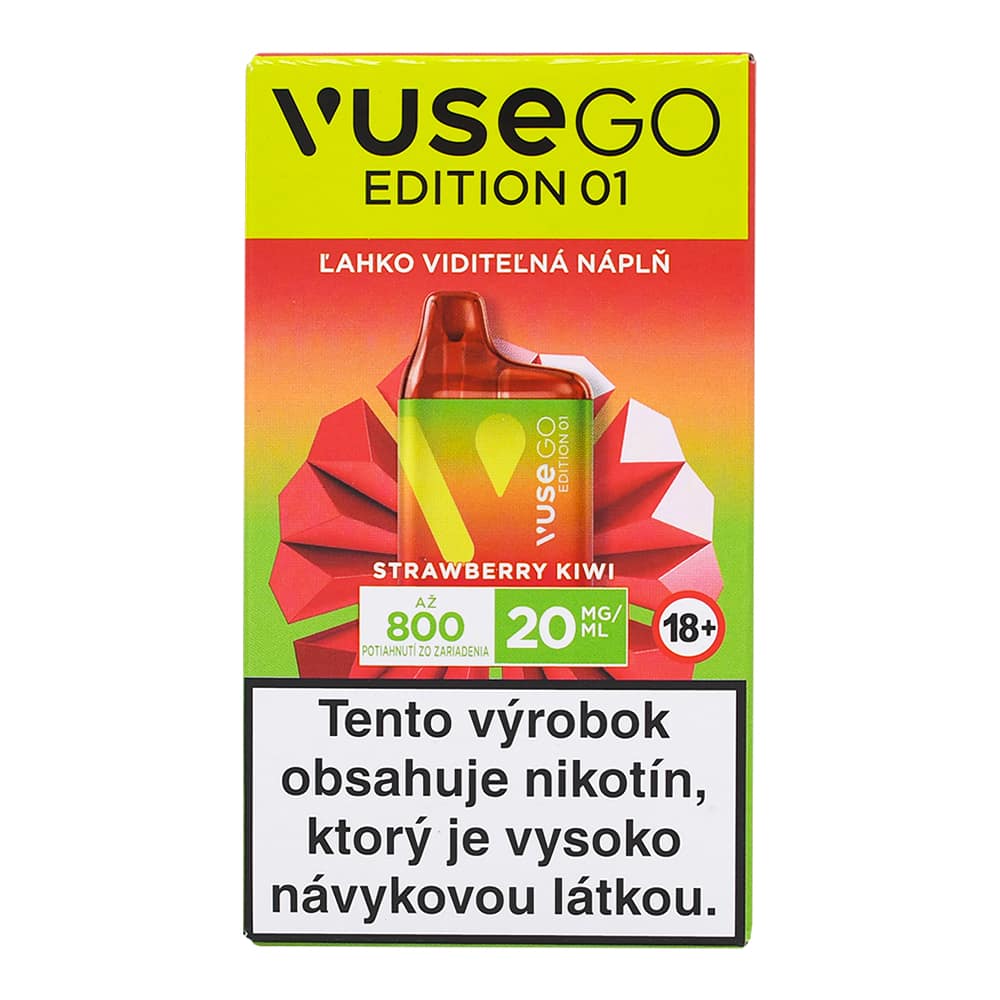 E CIGARETA VUSE GO EDT01 STRAWBERRY KIWI (JAHODA KIWI) 20MG za 7.90€€