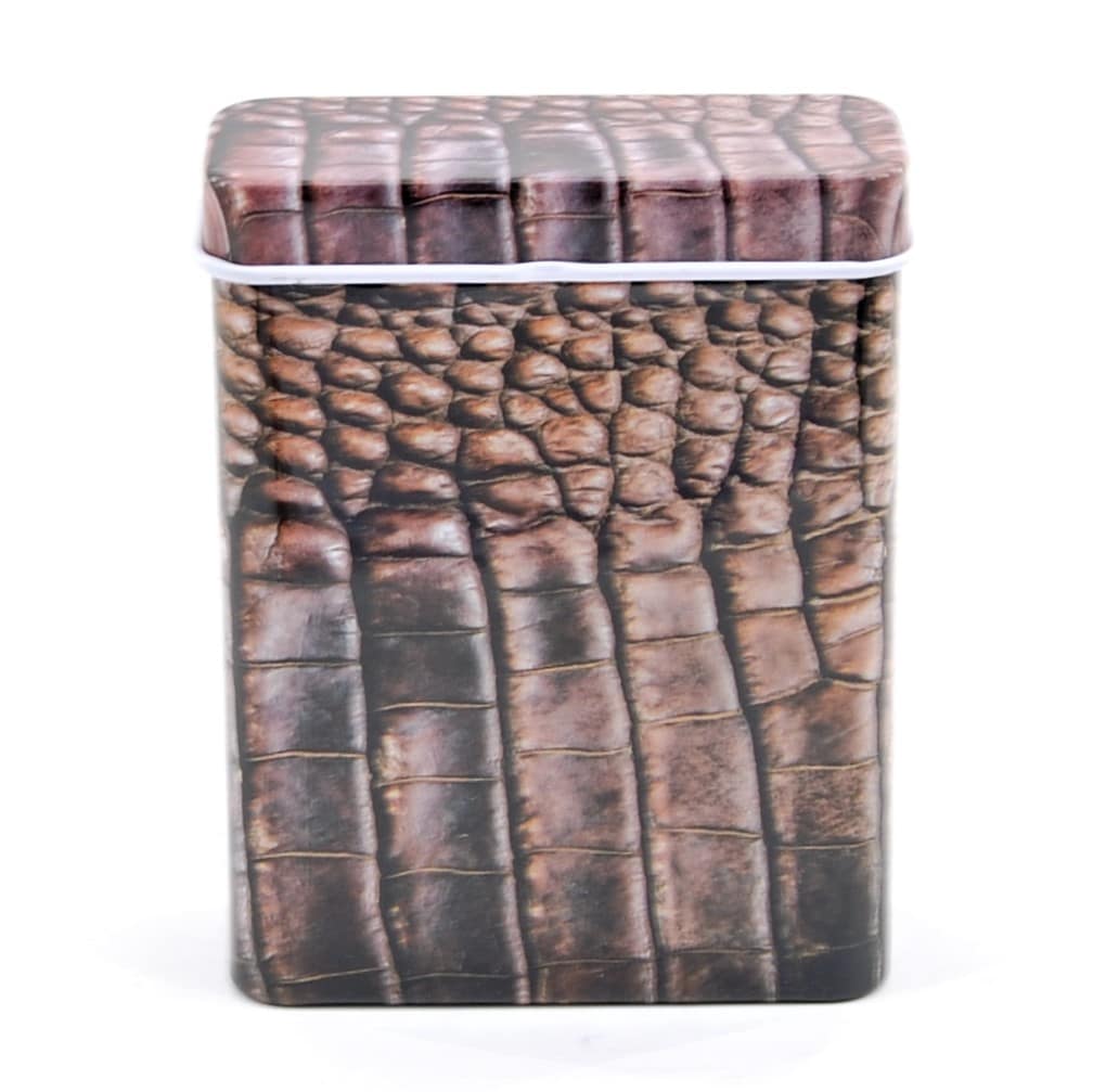 Plechová krabička na cigarety- Hnedá