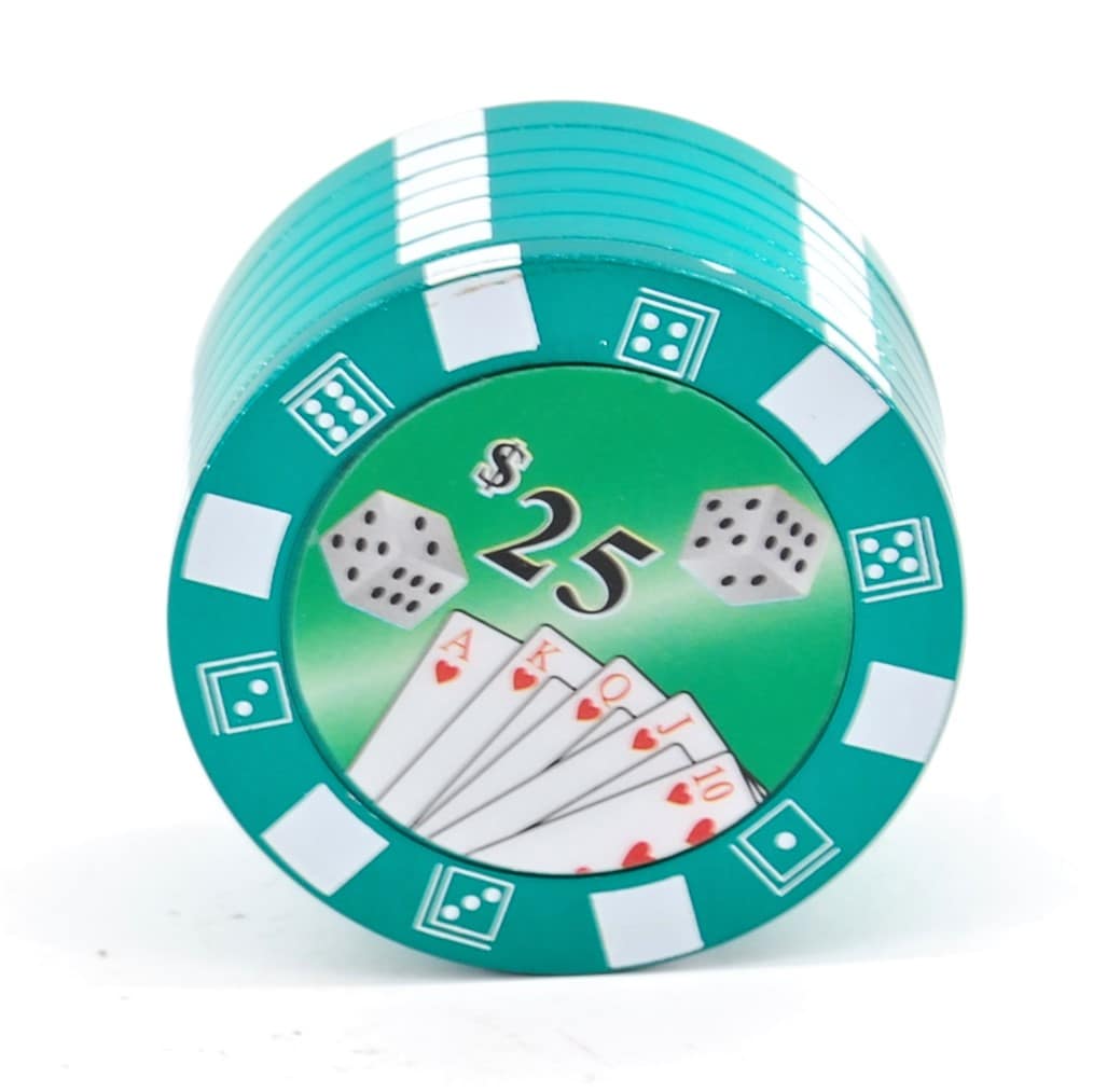 Drvička na tabak DRT154 Poker-Kovová/ Zelená