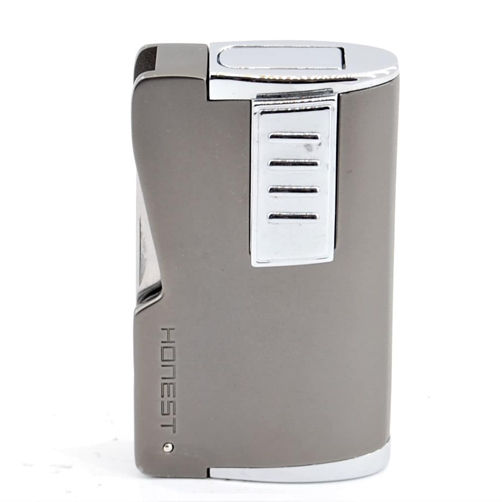 HONEST Zapaľovač BCZ282-1-01- Tryskový/ Strieborný 2 HONEST Zapaľovač BCZ282-1-01- Tryskový/ Strieborný