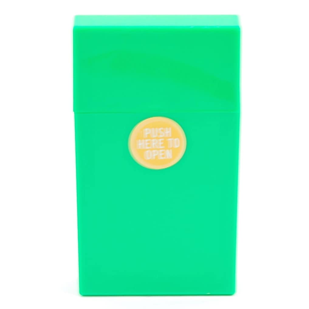 Krabička na slim cigarety Akryl- Zelená