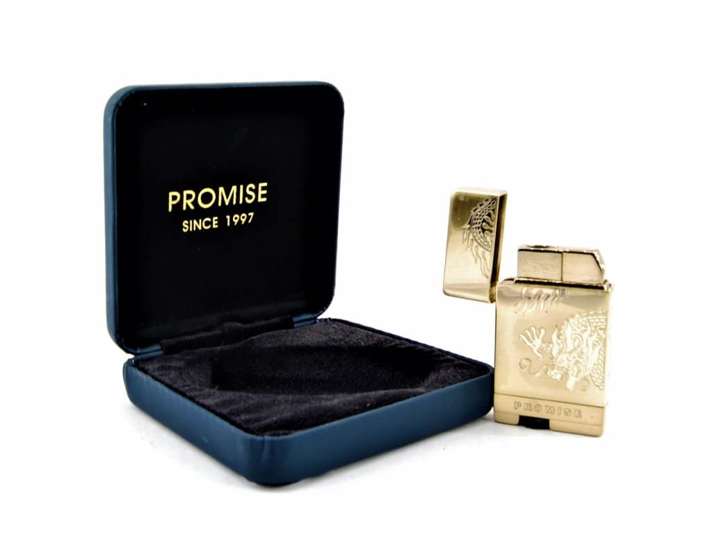 PROMISE Zapaľovač Z14- Tryskový / Zlatý