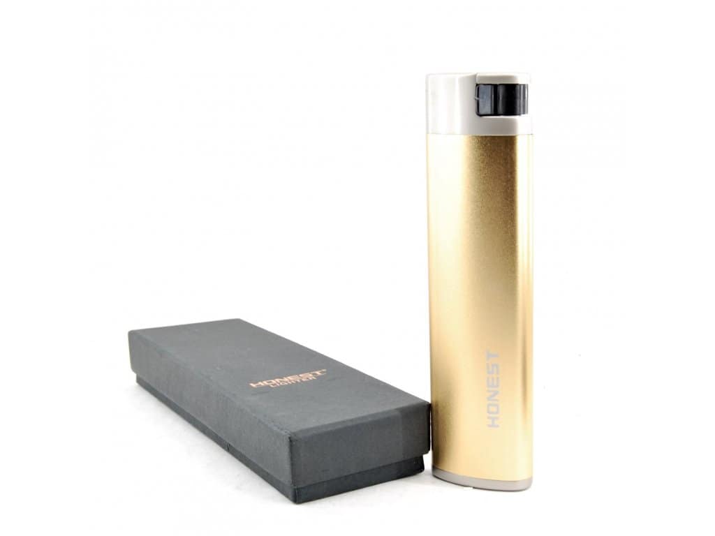 HONEST Zapaľovač  XL BCZ302-2-03- Špirálový/Zlatý