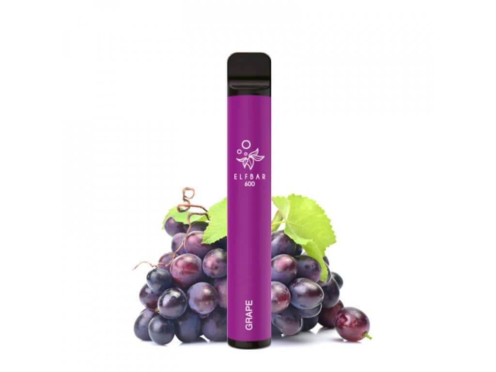ELF BAR 600  Grape  20 mg- Hrozno 1 ks