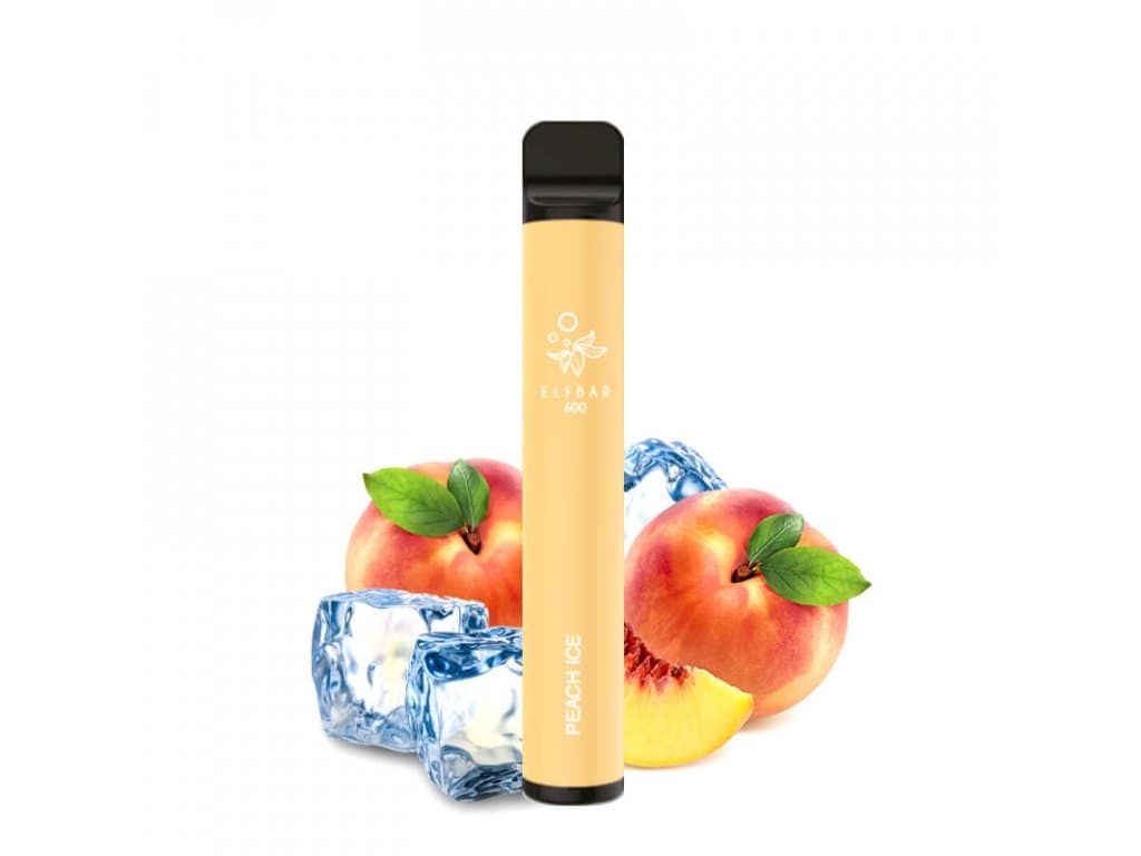 ELF BAR 600 Peach Ice 20 mg- Ľadová broskyňa 1 ks 1 ELF BAR 600 Peach Ice 20 mg- Ľadová broskyňa 1 ks