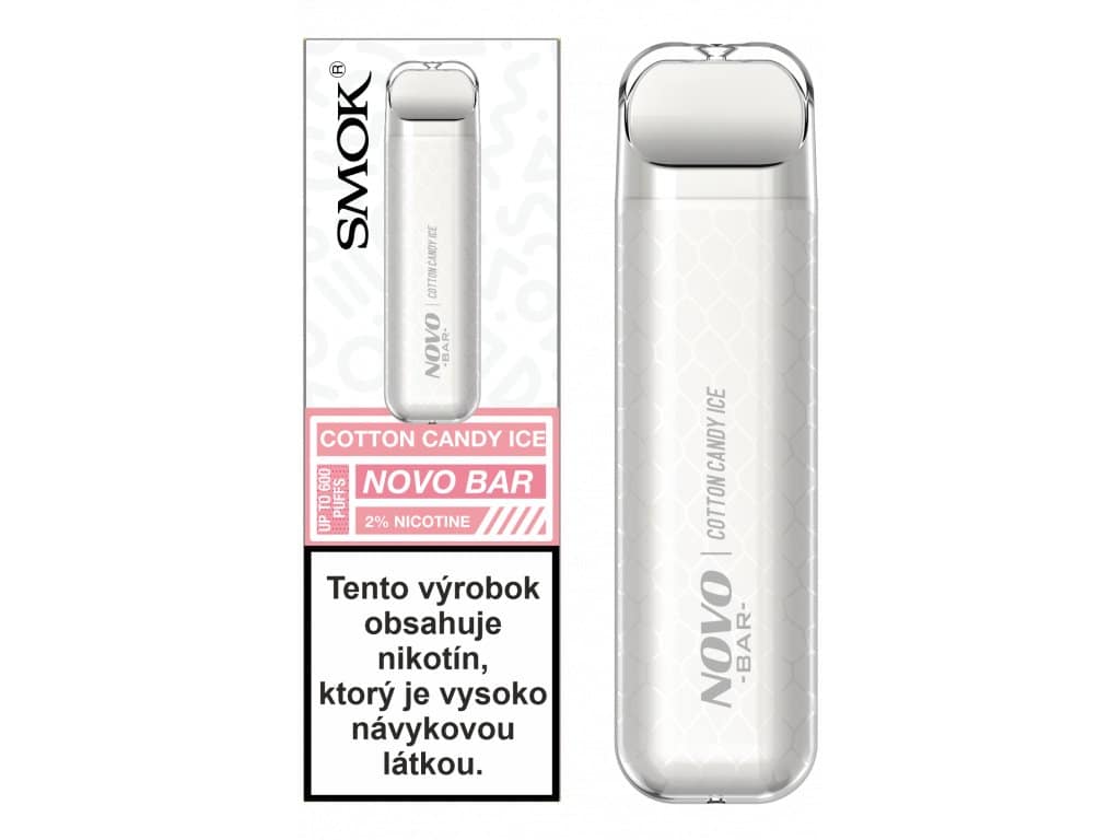 SMOK NOVO BAR 20 mg- Cotton Candy  Ice 1 ks