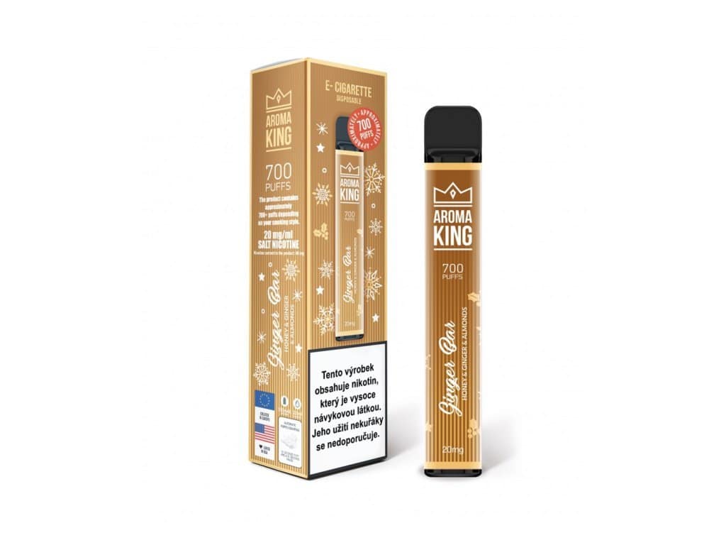 AROMA KING  elektronická cigareta-  Ginger Bar 20 mg 1 ks