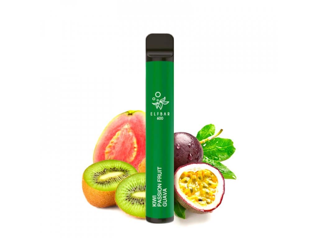 ELFBAR 600 Kiwi, Passion Fruit, Guava 20 mg- Kiwi, Tropické ovocie Guava 1 ks 1 ELFBAR 600 Kiwi, Passion Fruit, Guava 20 mg- Kiwi, Tropické ovocie Guava 1 ks