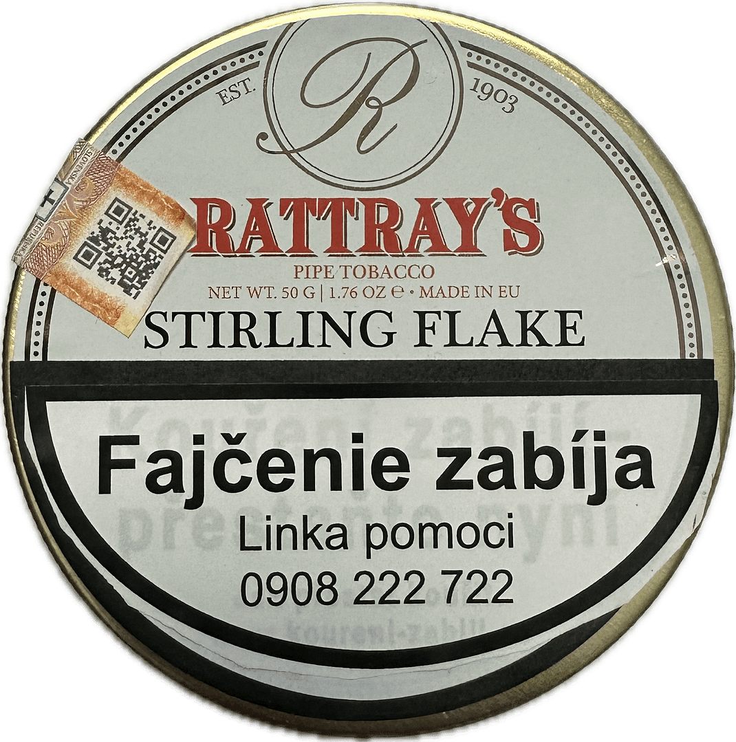 RATTRAYS - Fajkový tabak RATTRAYS Stirling flake 50g 1 RATTRAYS - Fajkový tabak RATTRAYS Stirling flake 50g