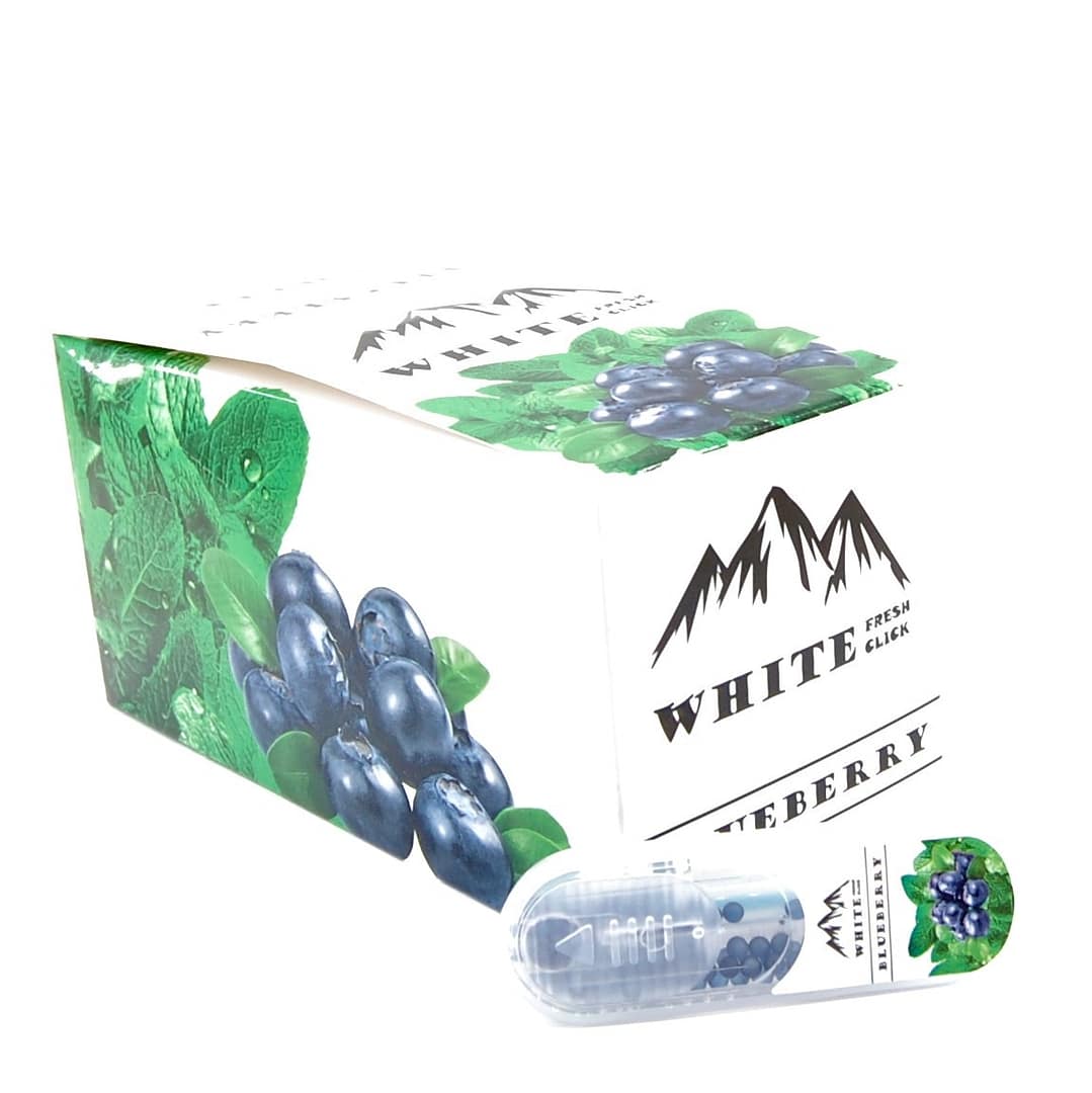 Kapsule do filtra/ praskajúce guličky- Blueberry-Čučoriedka