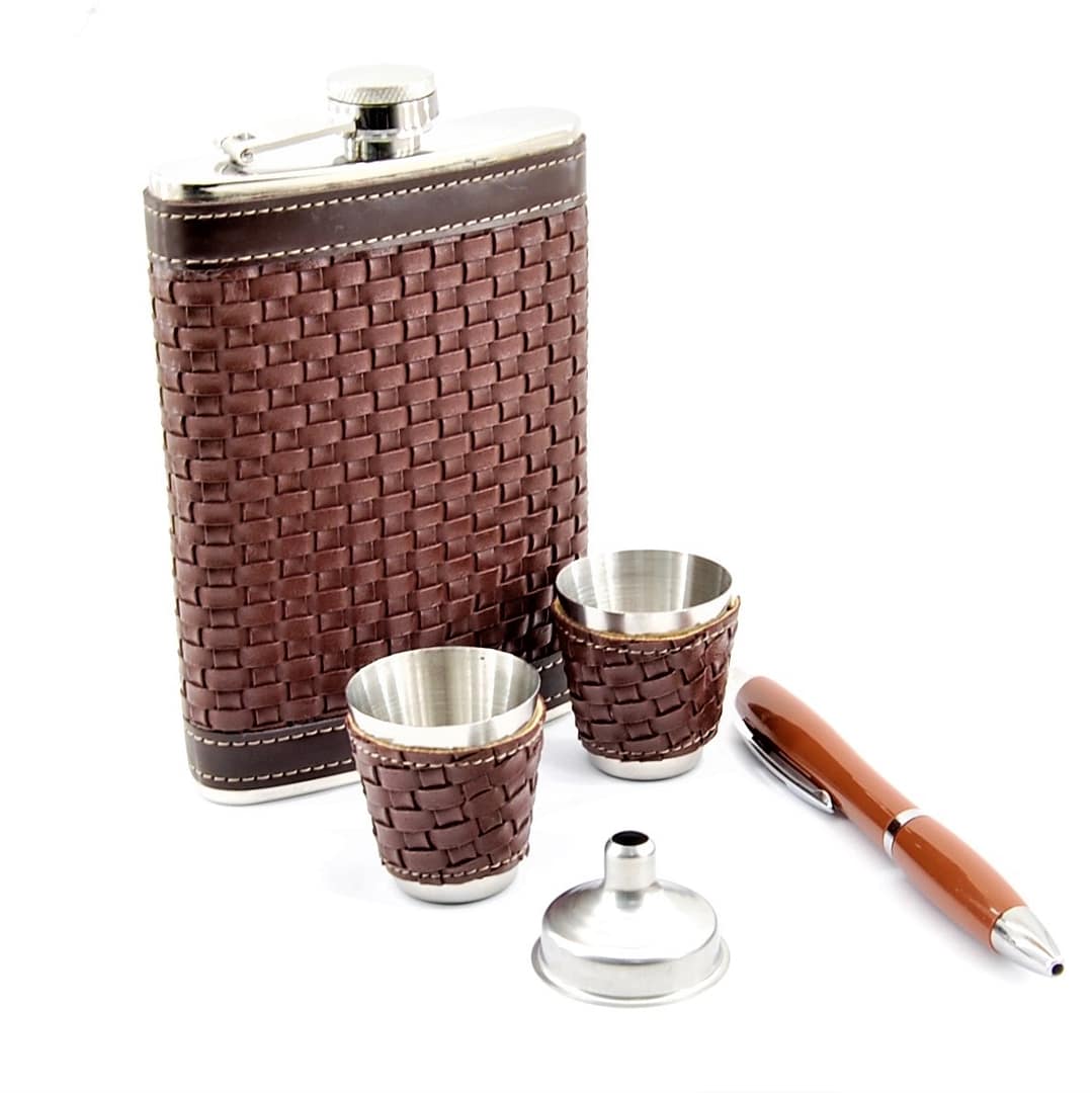 Ploskačka, štamperlíky. lievik, pero- Darčeková sada- HT-1125