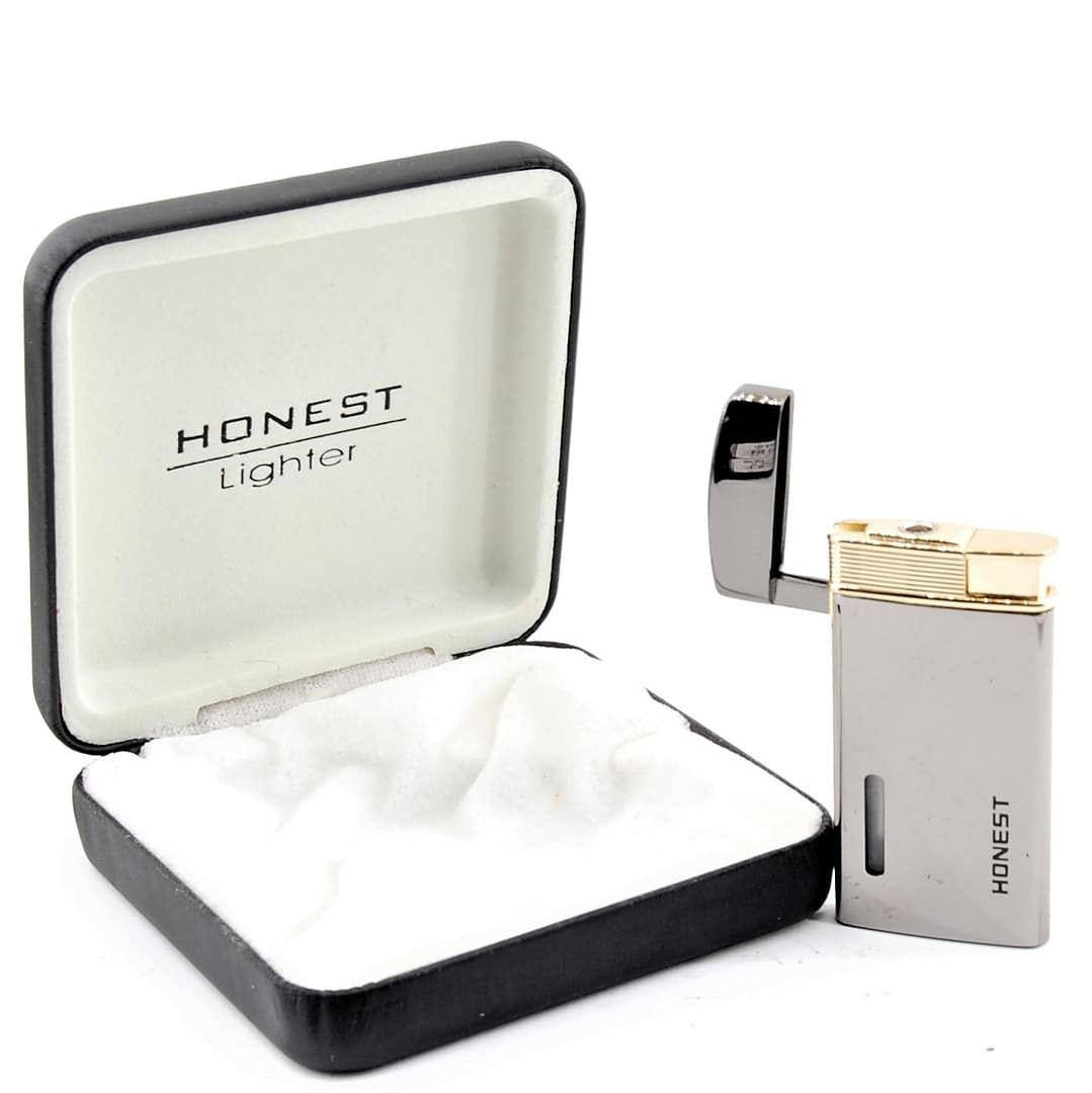HONEST Zapaľovač BCZ352-2-02- Špirálový/ Strieborný