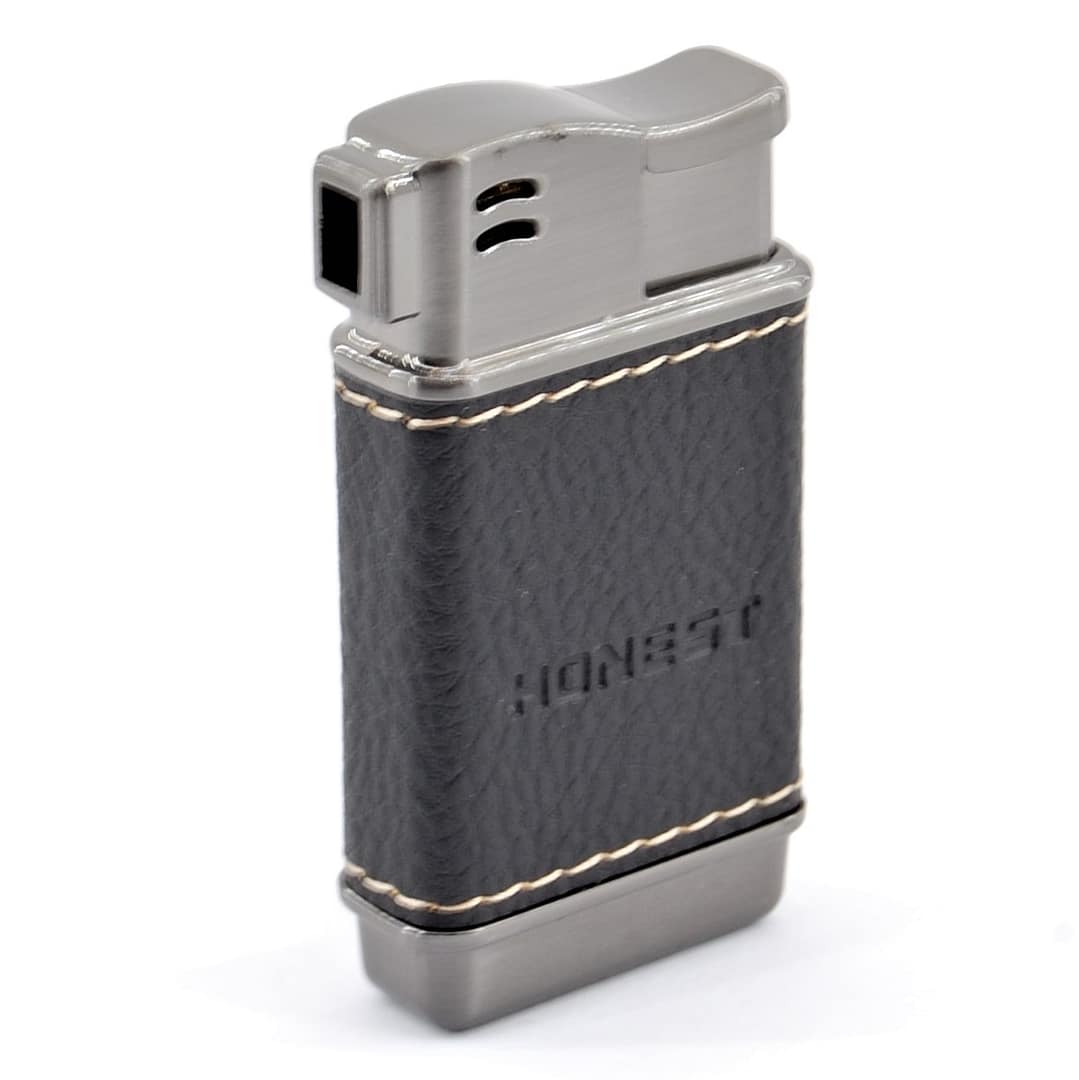 HONEST Zapaľovač  BCZ084-3-01- Fajkový/Čierny