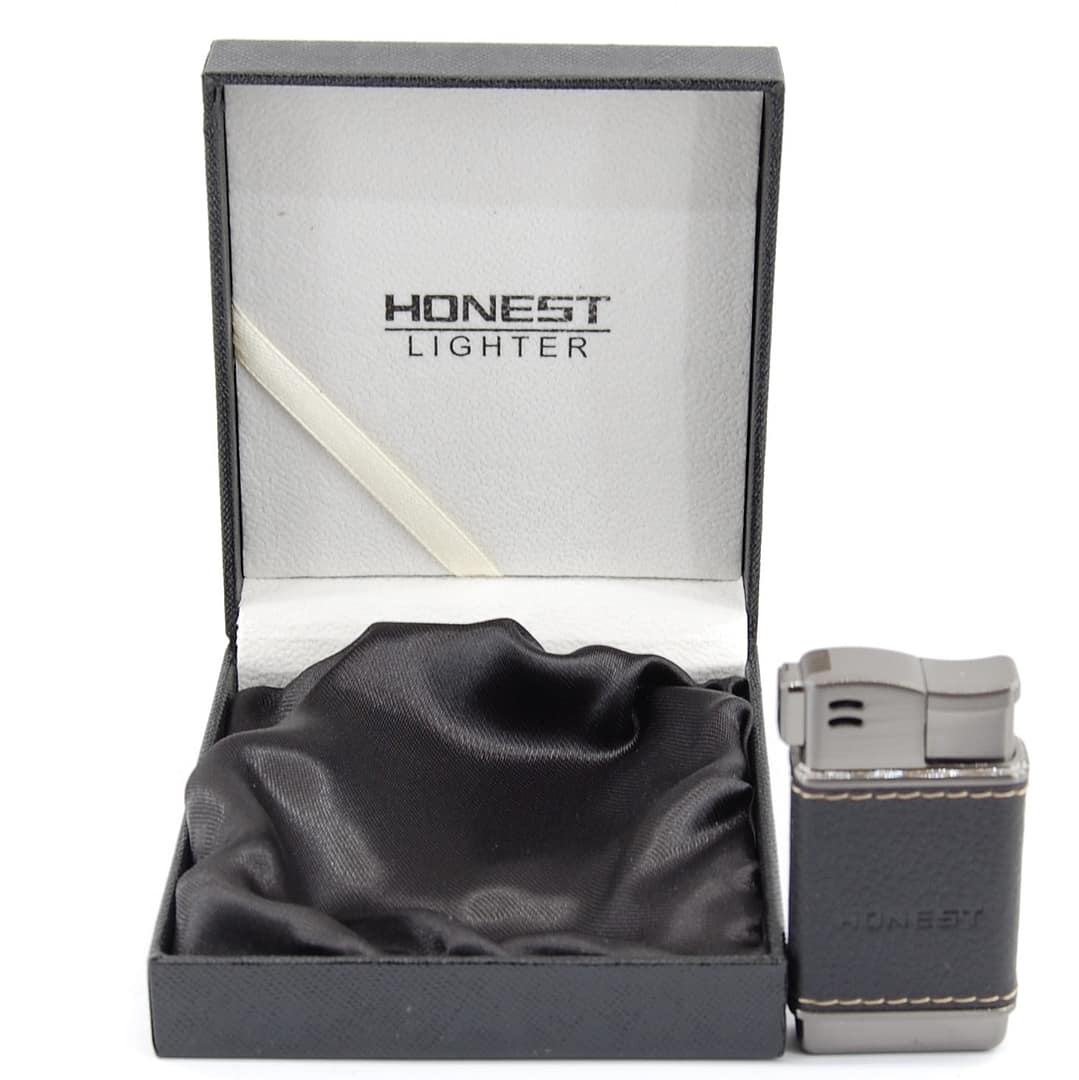 HONEST Zapaľovač  BCZ084-3-01- Fajkový/Čierny