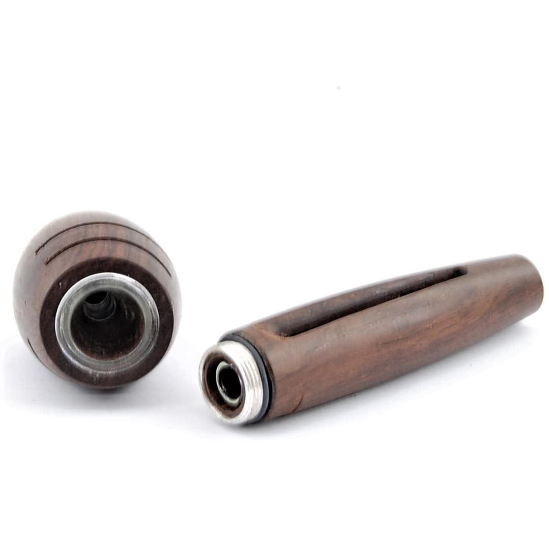 Drevená fajka- YD1300- Drevo -sklo