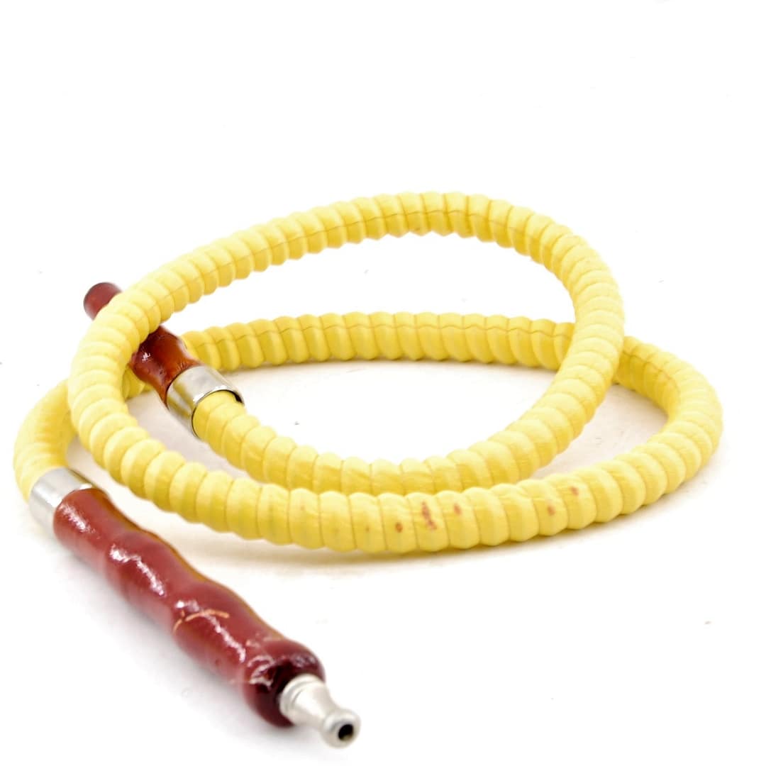 Hadica na vodnú fajku 100cm- H4- žltá