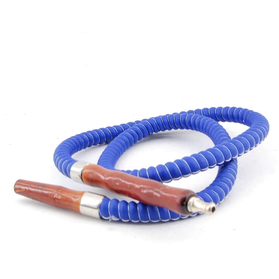 Hadica na vodnú fajku 100cm- H5- modrá