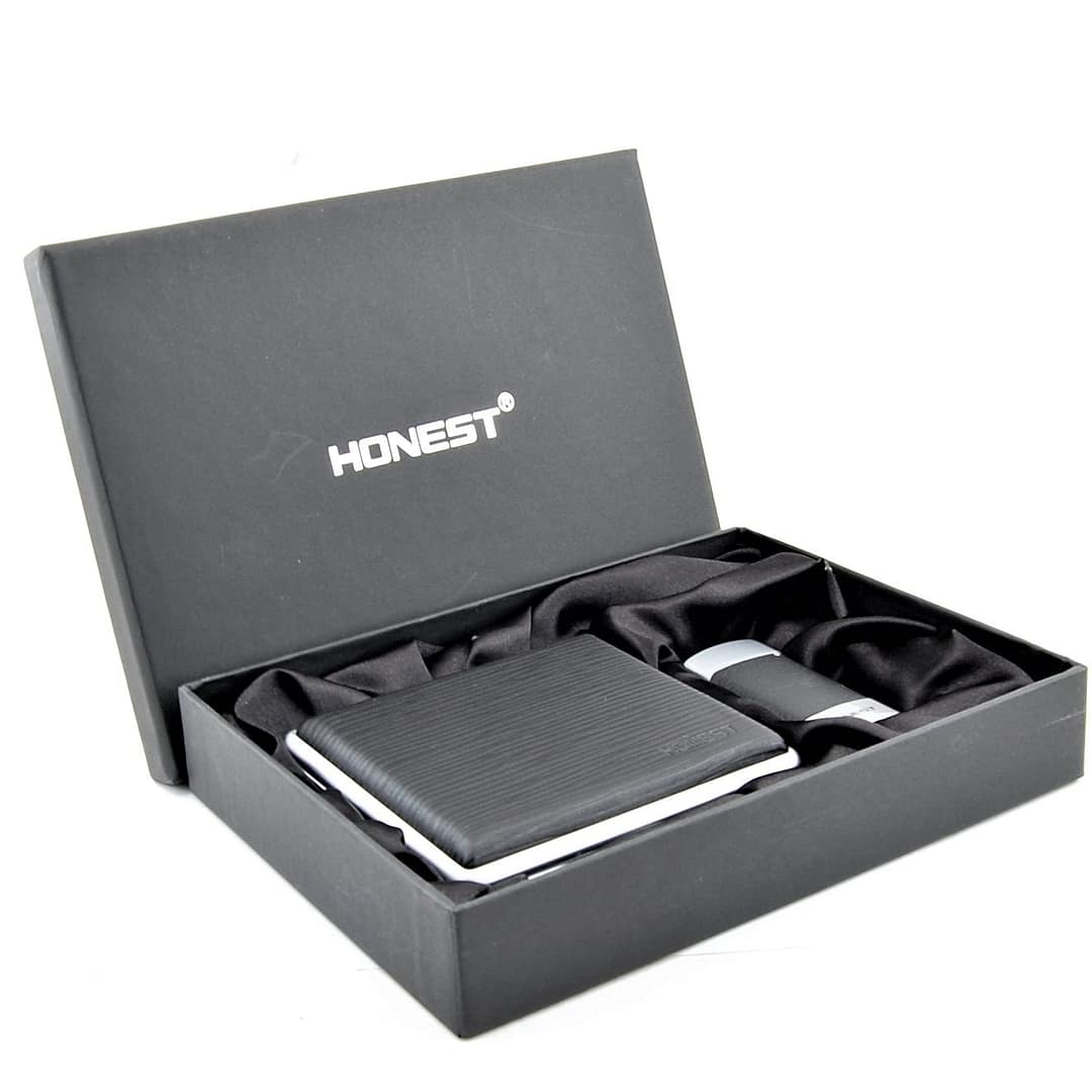 Tabatierka, zapaľovač, Darčeková sada HONEST- MTC-084-5-2