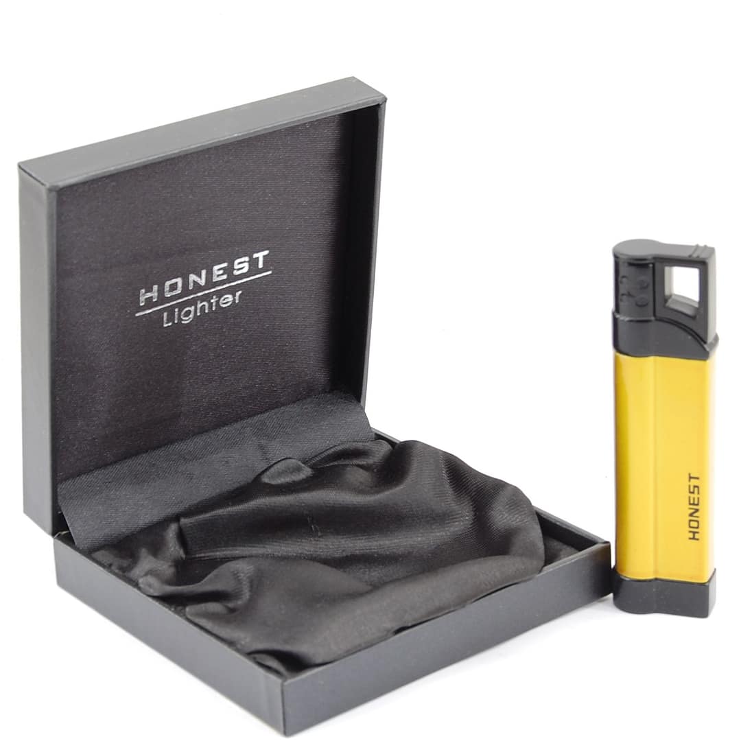 HONEST Zapaľovač- BCZ341-2-03- Tryskový/ Žltý
