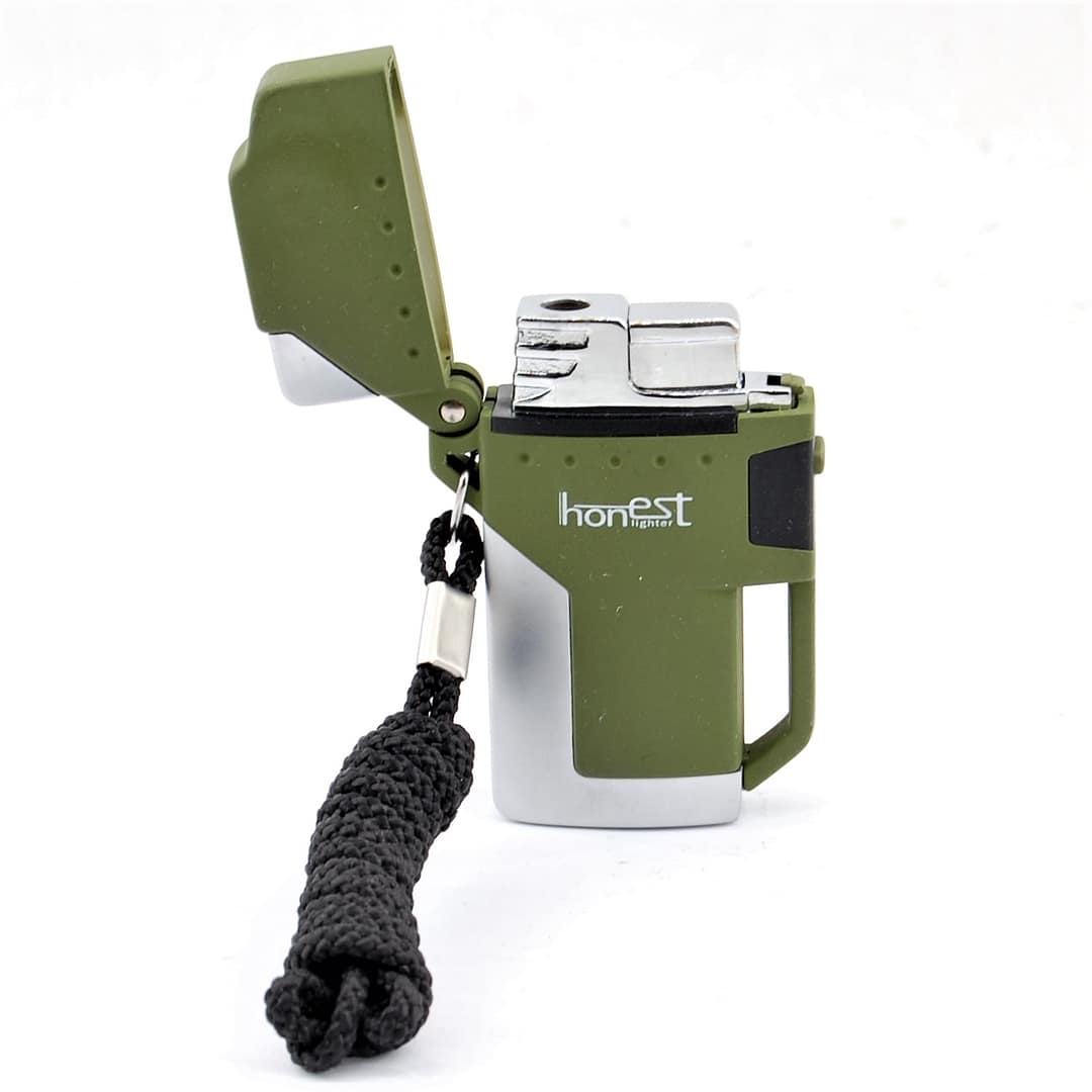 HONEST Zapaľovač  BCZ151-1-04- Tryskový/ Khaki