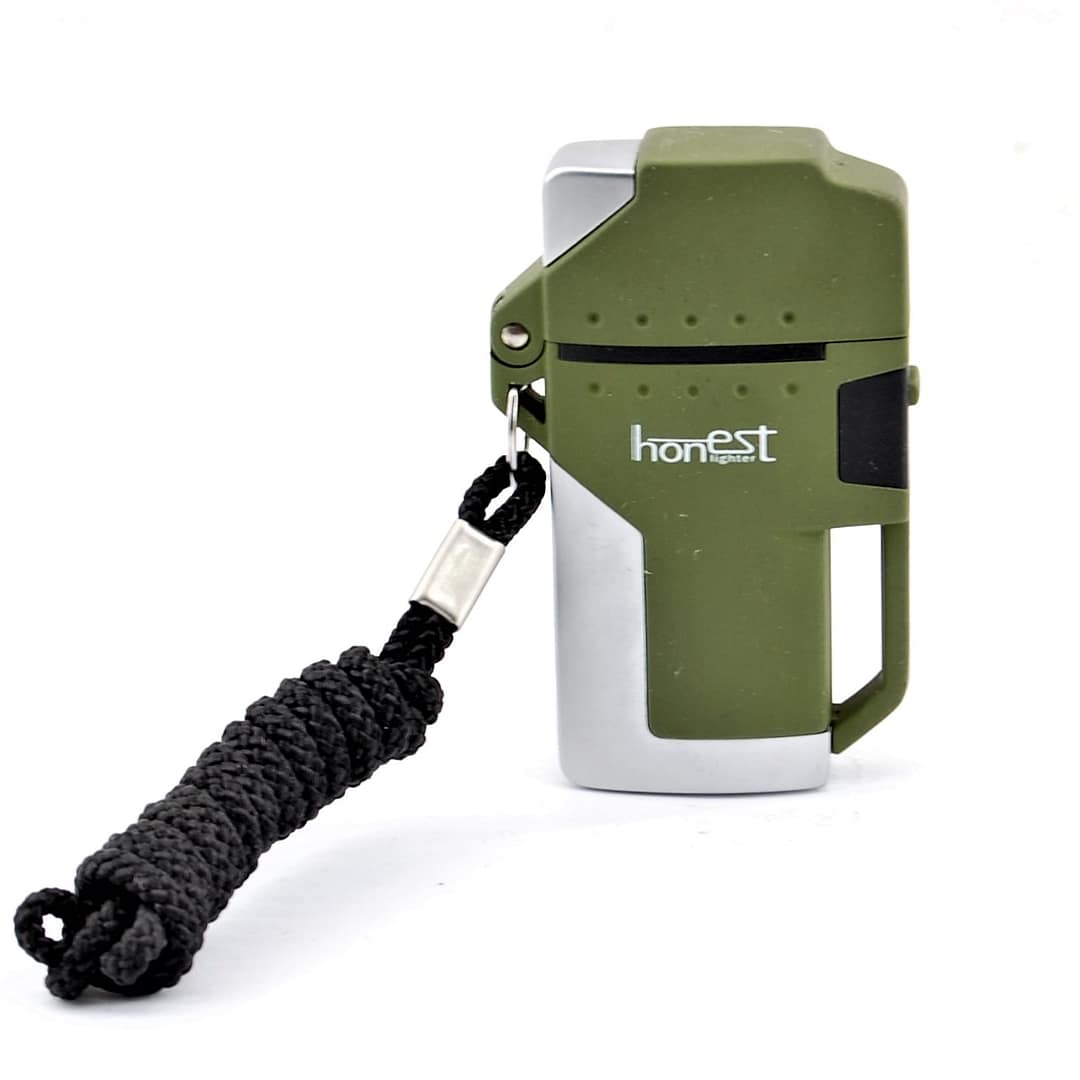 HONEST Zapaľovač  BCZ151-1-04- Tryskový/ Khaki
