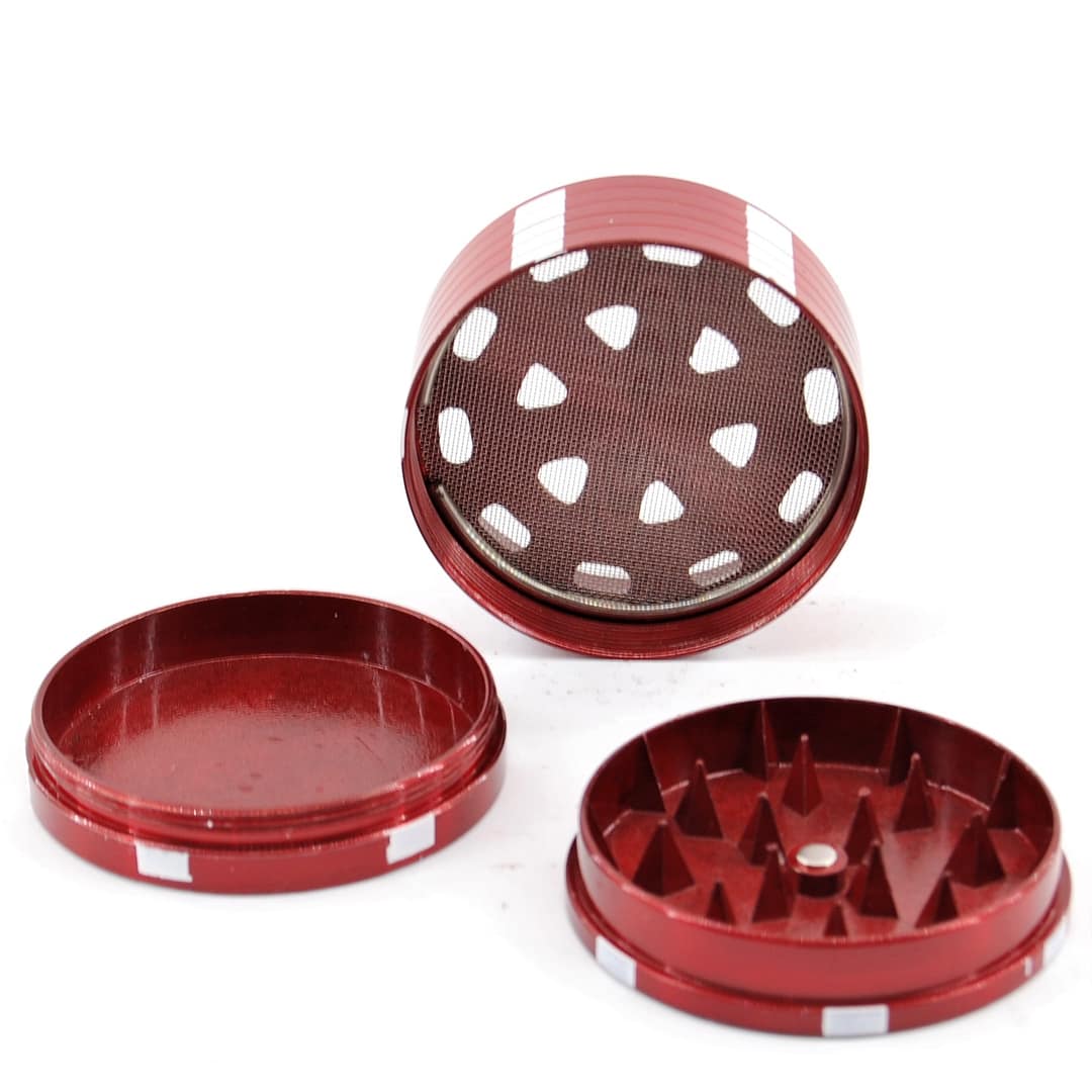 Drvička na tabak DRT152 Poker-Kovová/ Červená