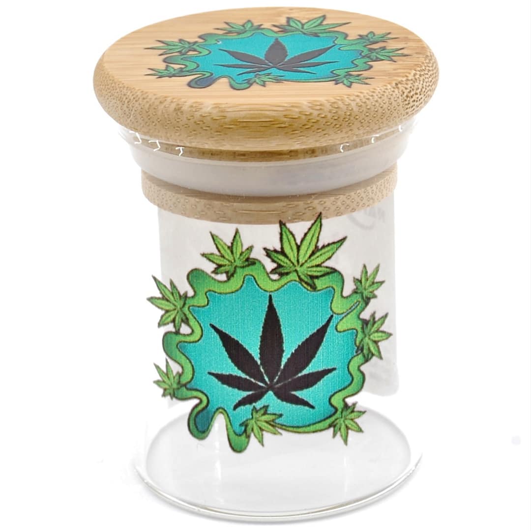 Nádoba na bylinky/sušinu  NAKIDA 68 mm- HT-5716-7- Sklo