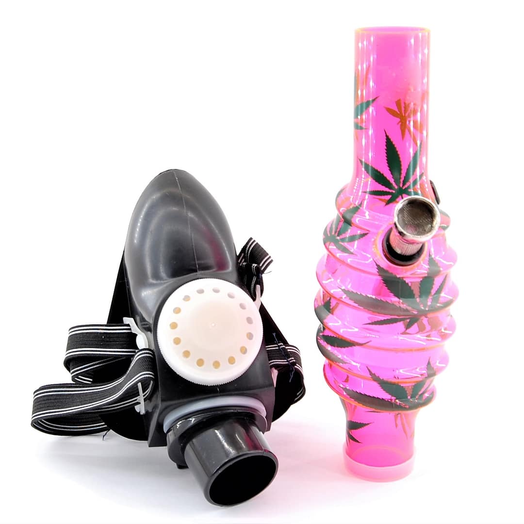 Bongo- Plynová  maska 3- Rúžová