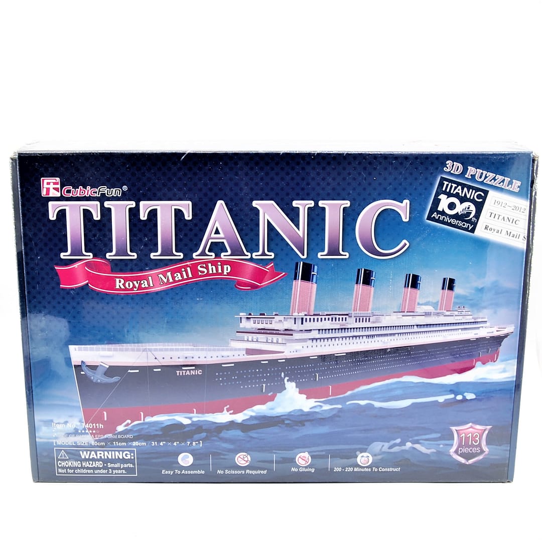 Cubicfun 3D Puzzle TITANIC- 113 dielov 2 Cubicfun 3D Puzzle TITANIC- 113 dielov